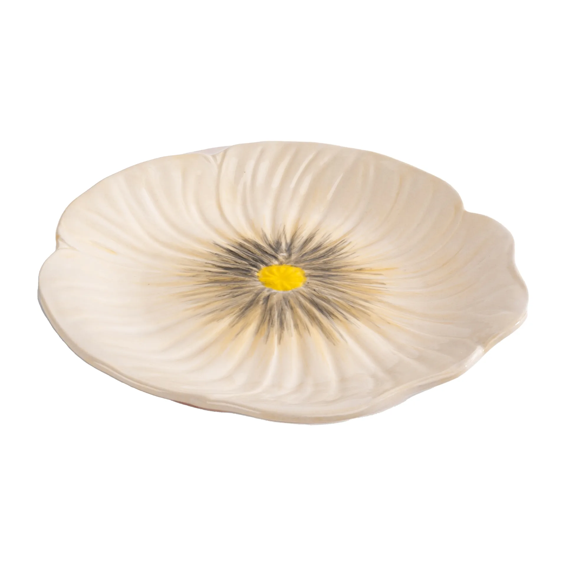 Piattino Poppy 20.5x21 cm, Beige Byon