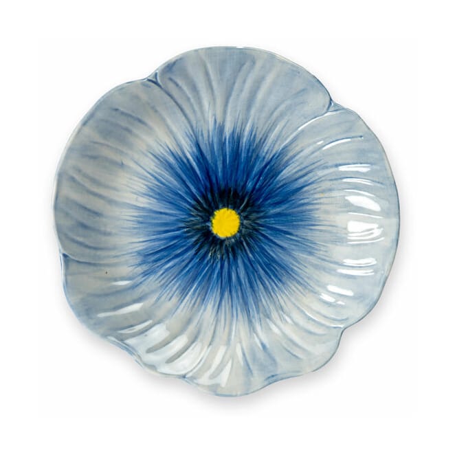 Piattino Poppy 20.5x21 cm - Blu - Byon