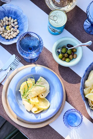 Piatto fondo Porto - Azzurro chiaro, Ø22 cm - Byon