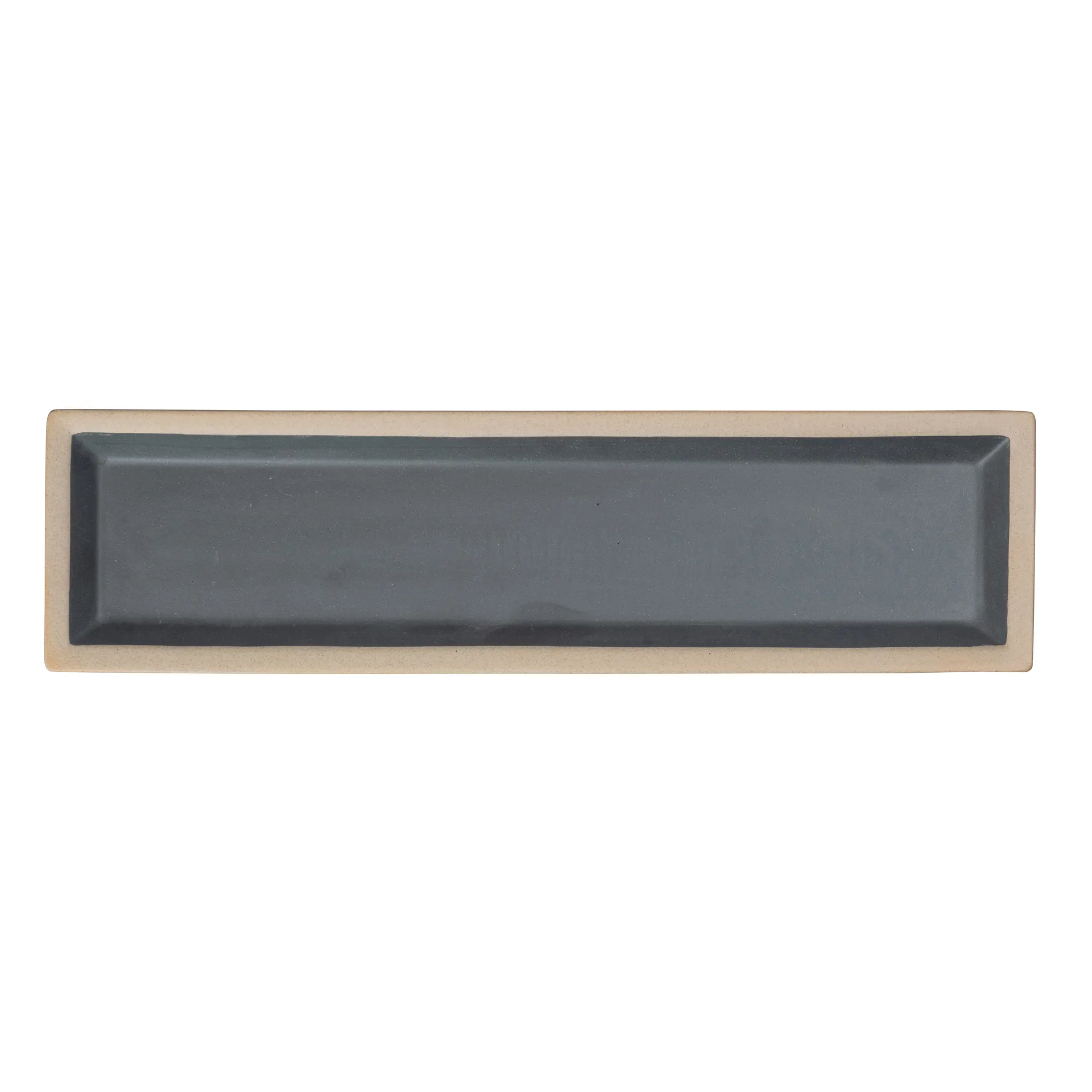 Piatto Fumiko 11,5x43 cm, Beige-nero Byon