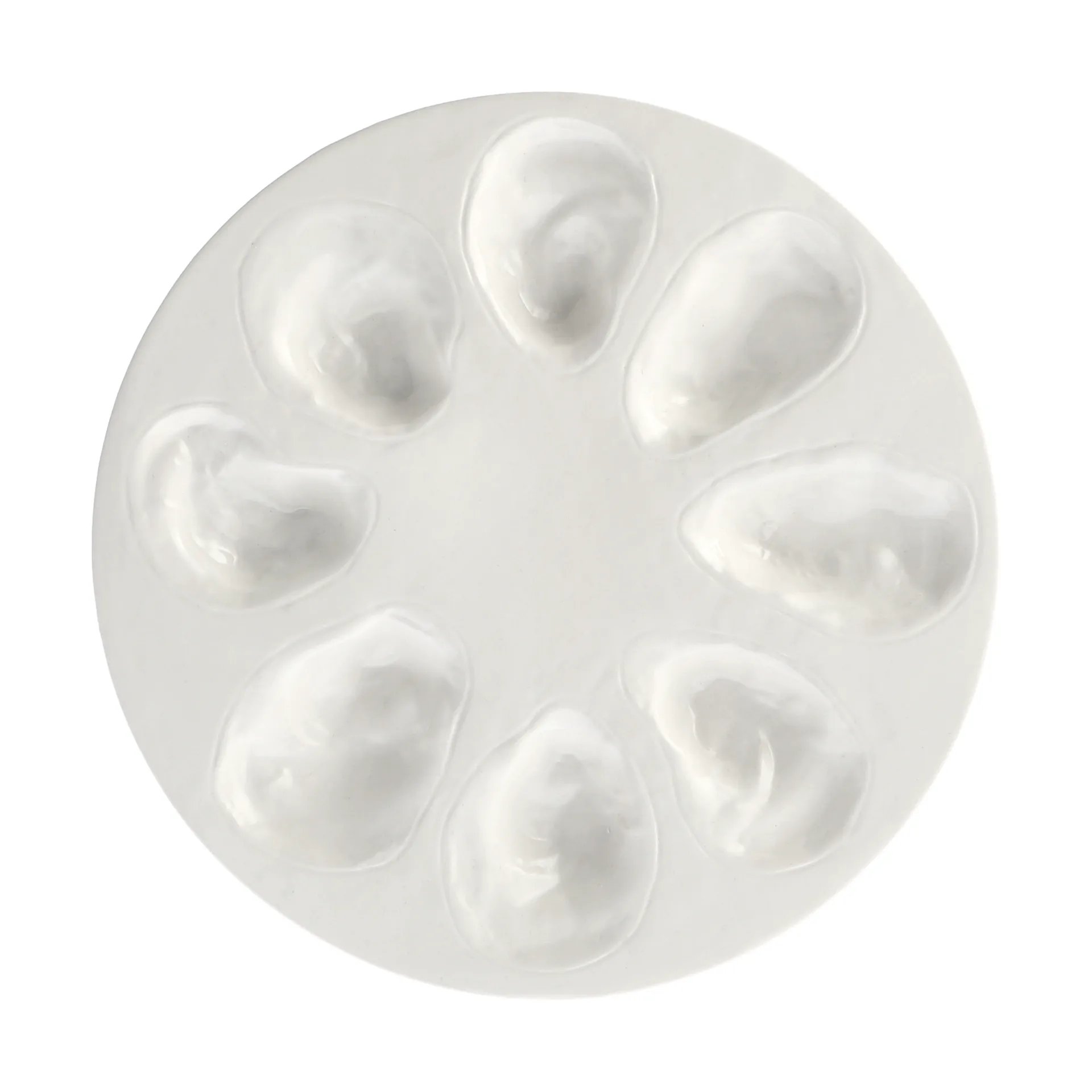 Piatto Oyster Ø27 cm, Bianco Byon