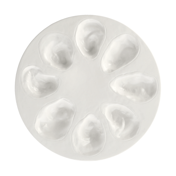 Piatto Oyster Ø27 cm - Bianco - Byon