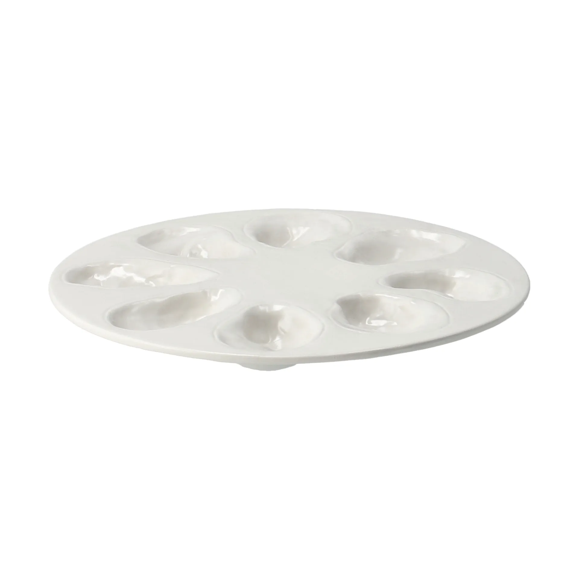 Piatto Oyster Ø27 cm, Bianco Byon