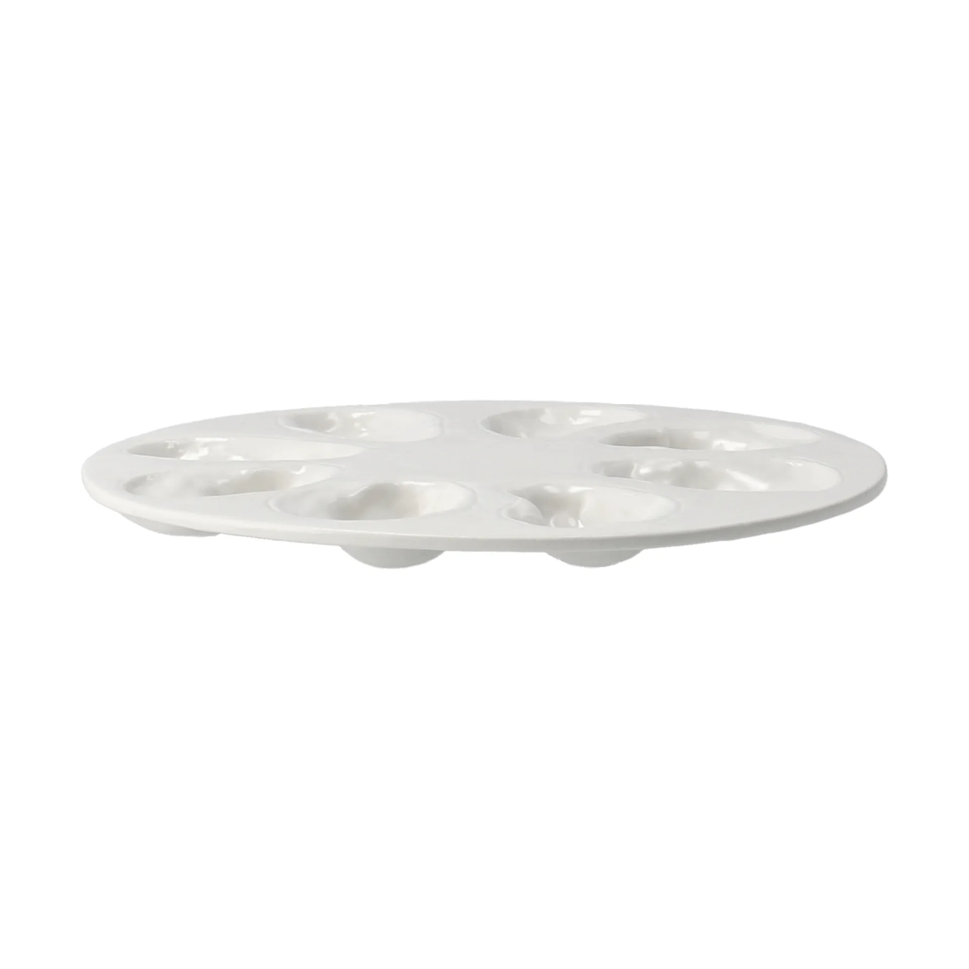 Piatto Oyster Ø27 cm, Bianco Byon