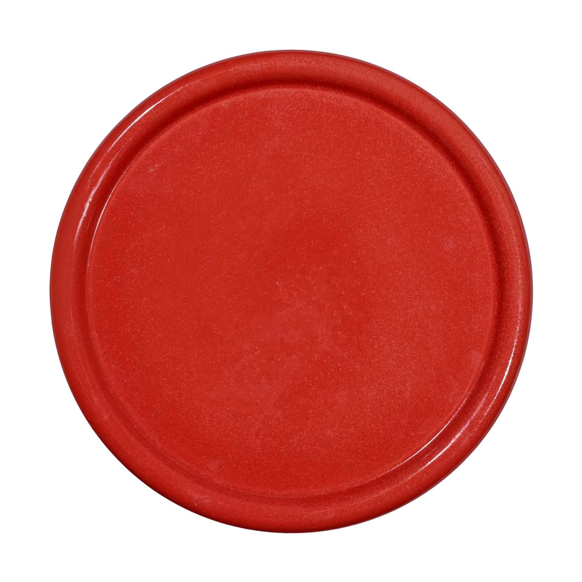 Piatto per dolci Porto Ø26x11 cm, Rosso-beige Byon