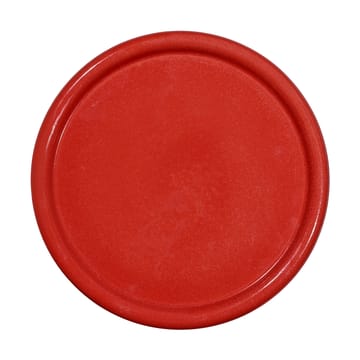 Piatto per dolci Porto Ø26x11 cm - Rosso-beige - Byon