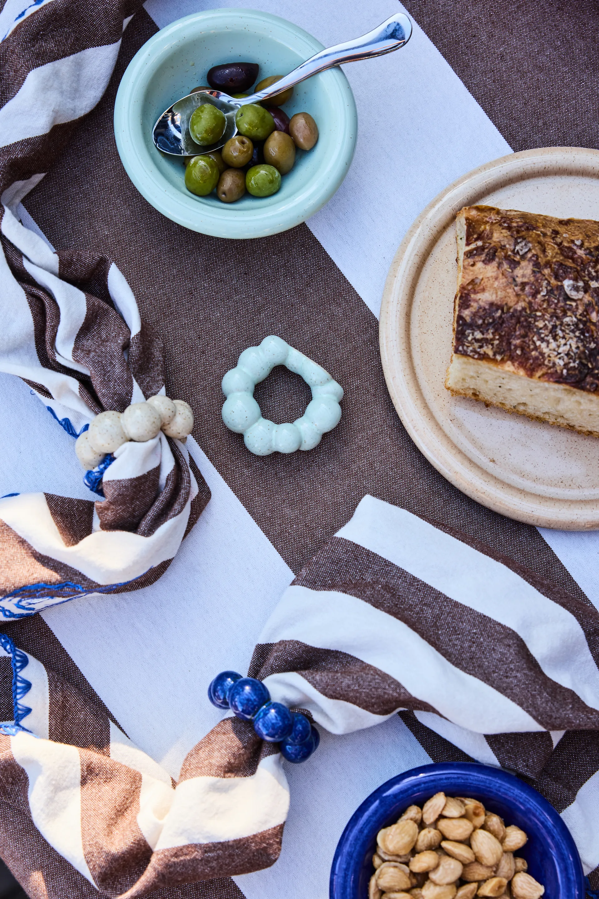 Porto anelli per tovaglioli 4-pack, Verde menta Byon