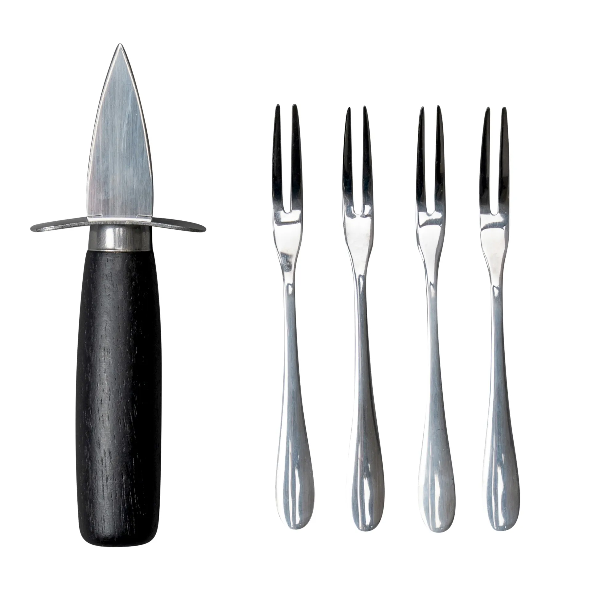 Set da ostriche Oyster, nero-argento Byon