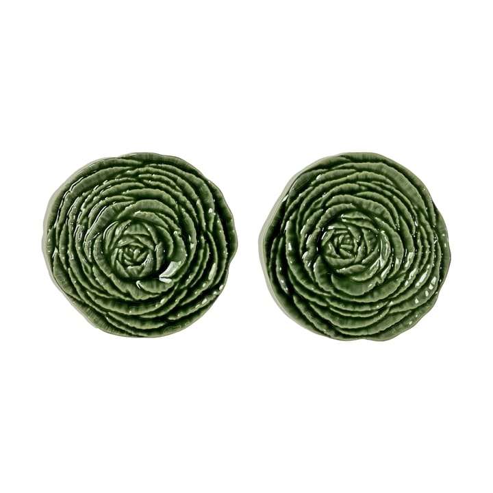 Sottobicchieri Veggie Ø10 cm confezione da 2 - Verde - Byon