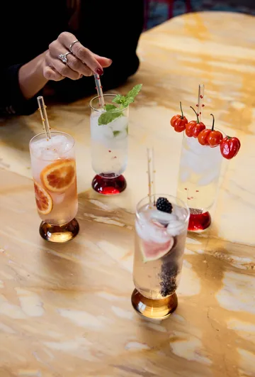 Spice bicchiere alto 38 cl confezione da 2 - Rosso trasparente - Byon