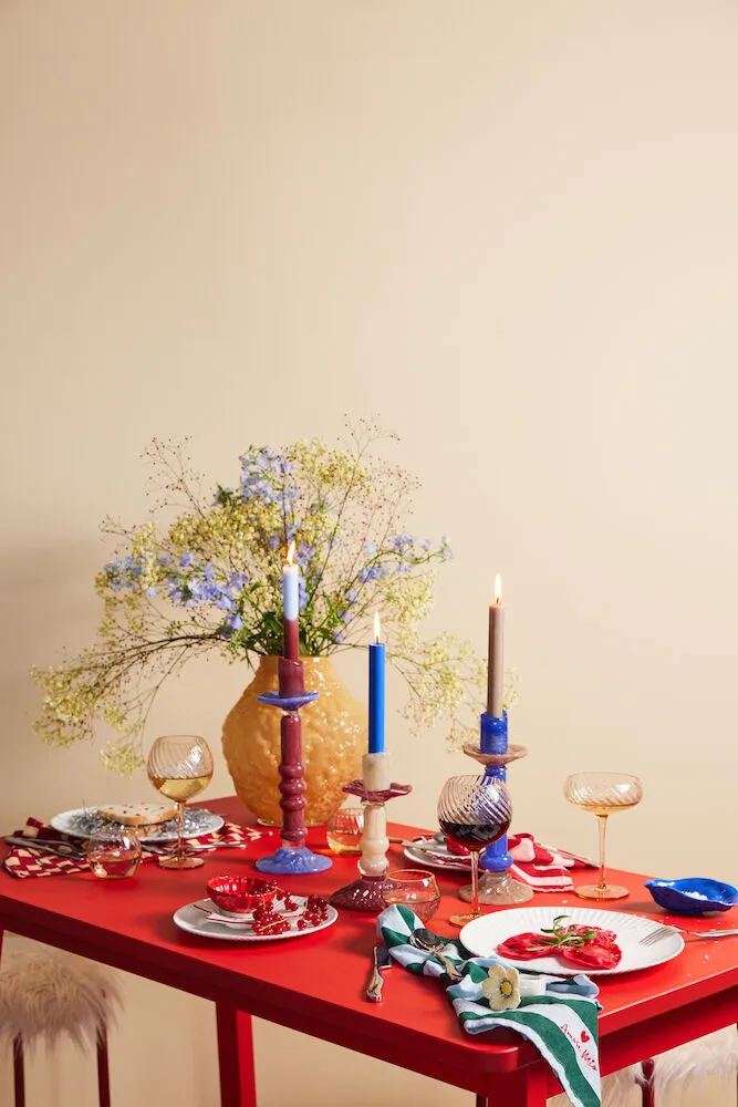 Strofinaccio da cucina Love 50x70 cm confezione da 2, Sabbia rossa Byon