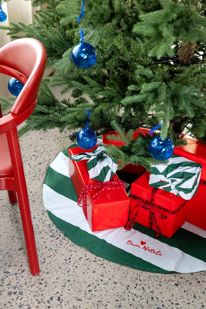 Tappeto per albero di Natale Love Ø100 cm, Verde-azzurro  Byon