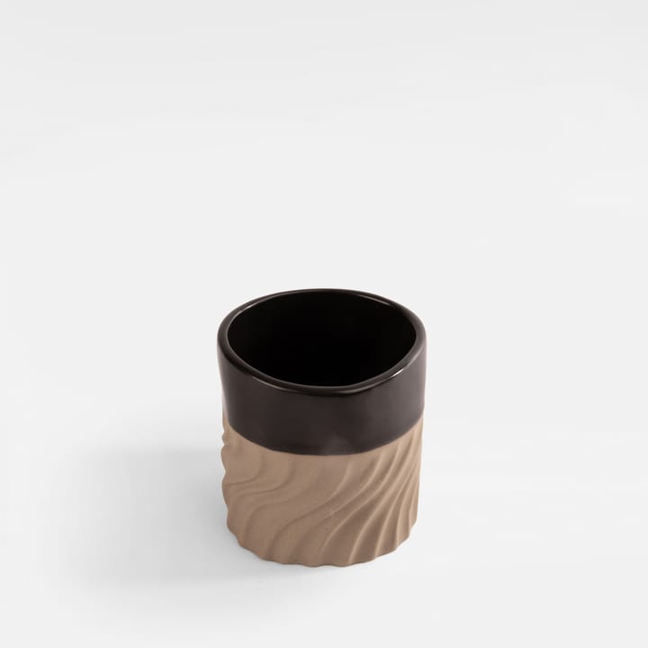Tazza Swirl, 24 cl, Nero, beige Byon