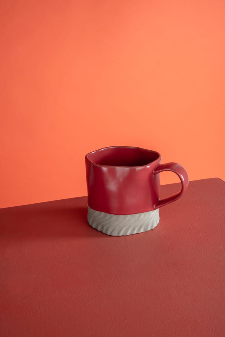 Tazza Swirl 38 cl, rosso, beige Byon