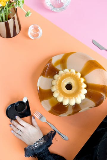 Tazzina da caffè con piattino Niki - Nero-beige - Byon