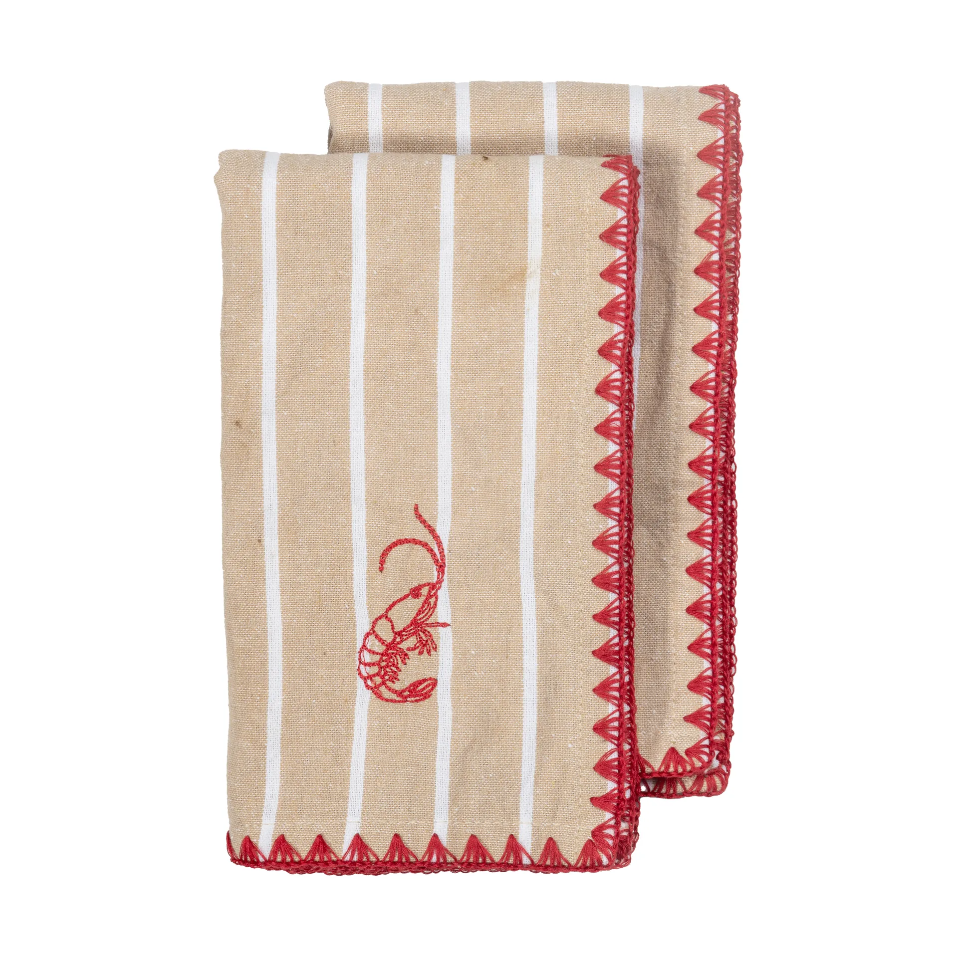 Tovagliolo di stoffa Bubba 45x45 cm confezione da 2, Beige Byon