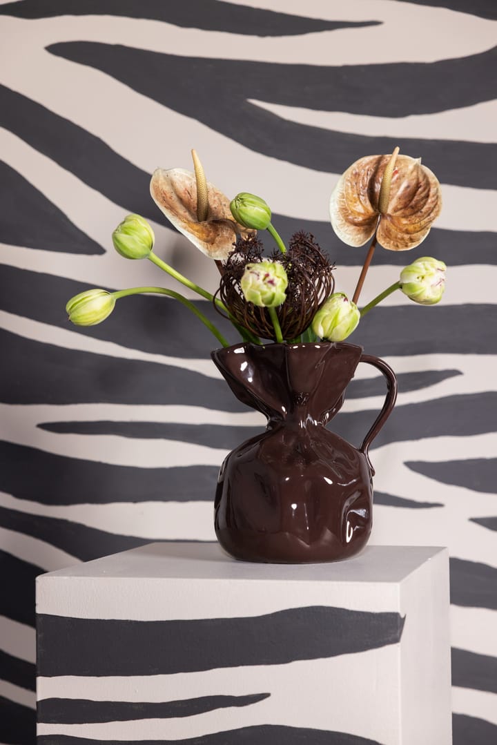 Vaso Crumple, Marrone Byon