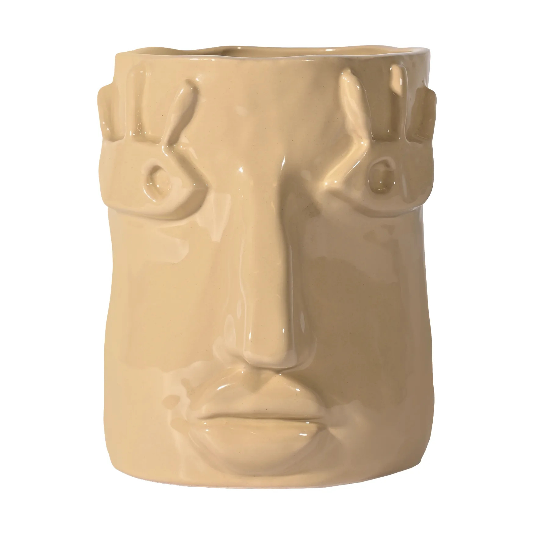 Vaso Facy S 15,5x12x15 cm, Beige Byon
