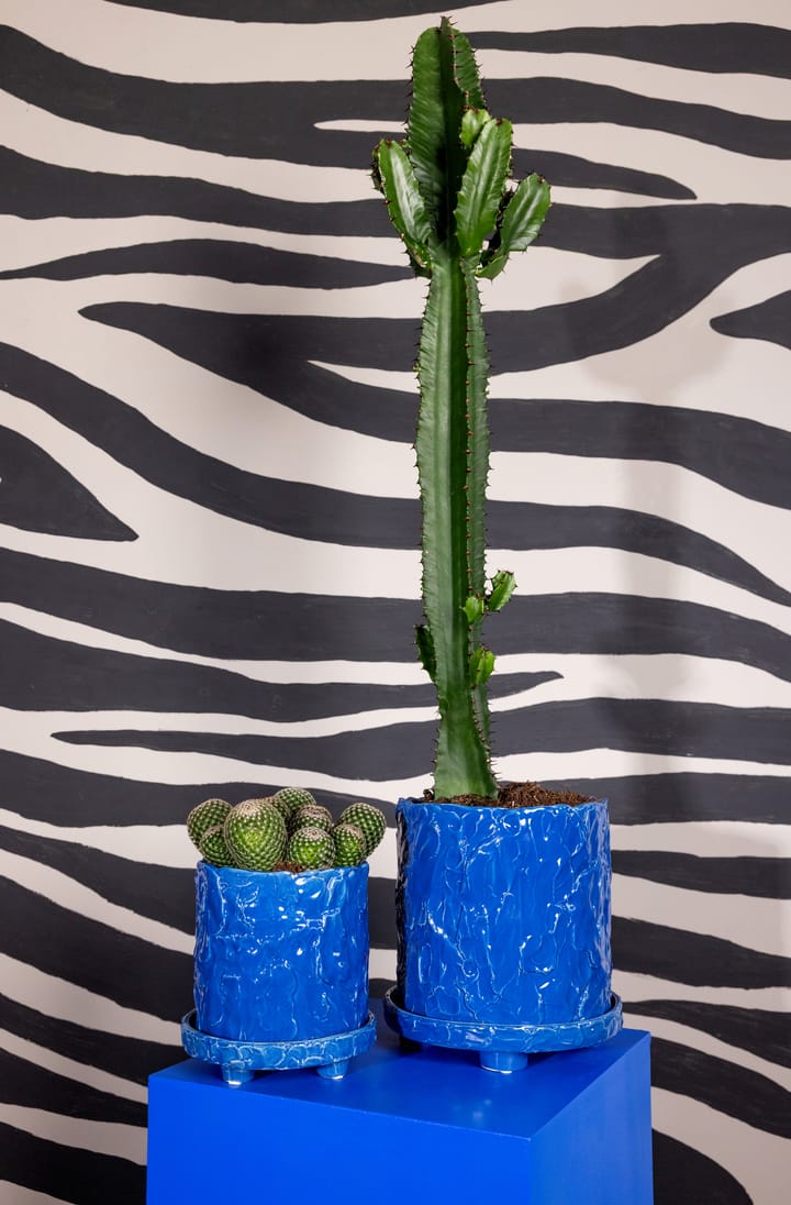 Vaso Muddy L Ø23 cm, Blu Byon