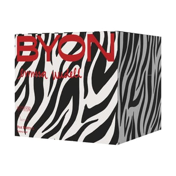 Vaso Patty L Ø30 cm - Zebra-rosso - Byon