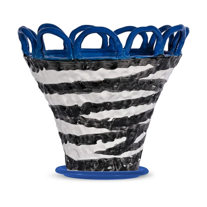 Vaso Patty S Ø25 cm - Zebra-blu - Byon