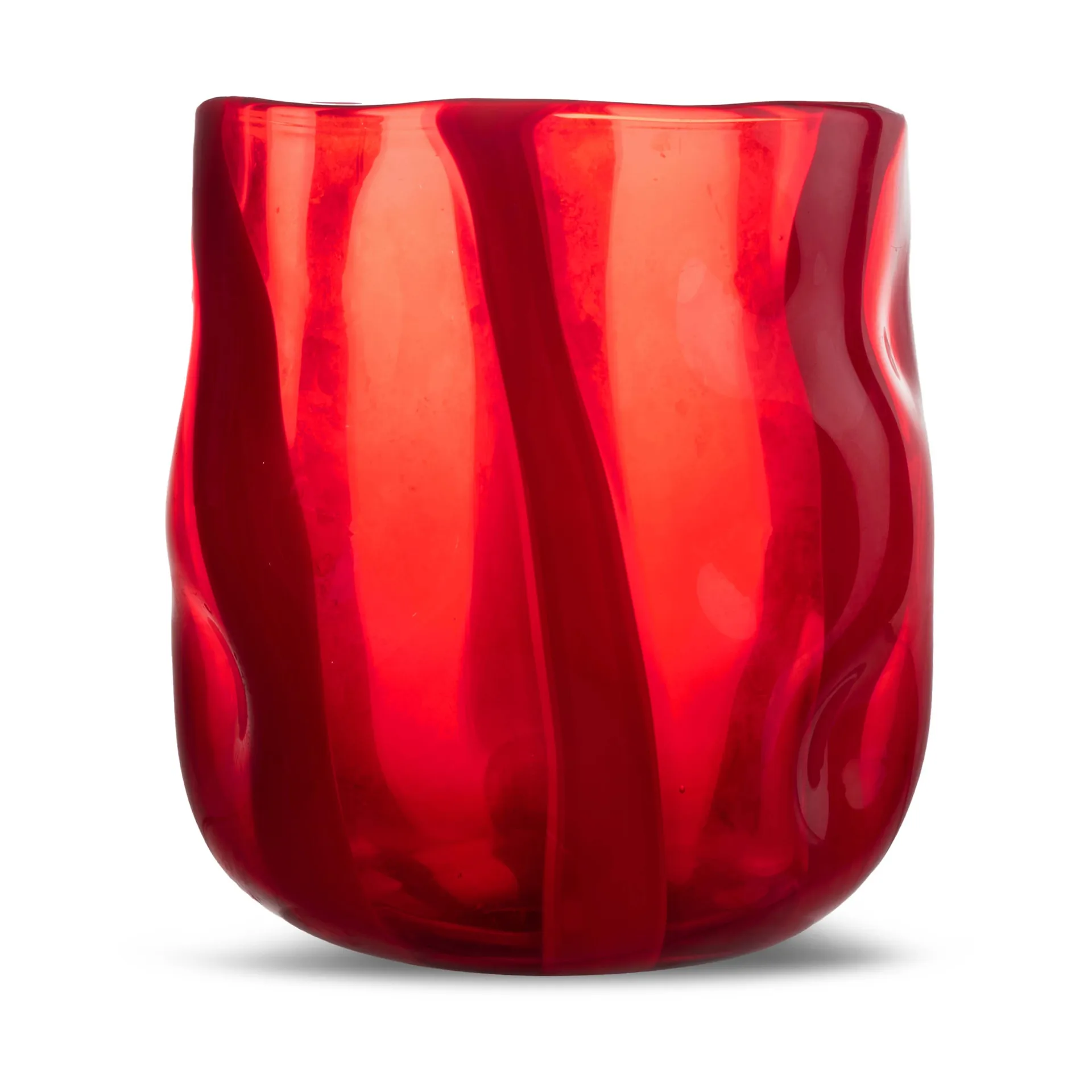 Vaso Triton 24 cm, Rosso Byon