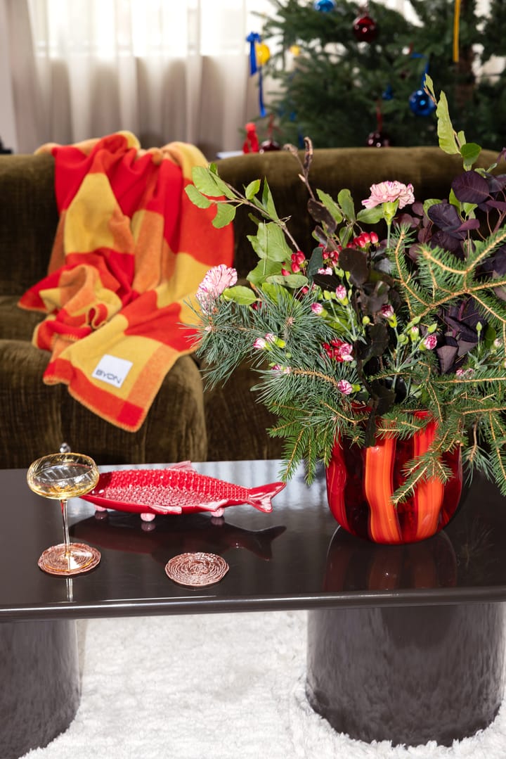 Vaso Triton 24 cm, Rosso Byon