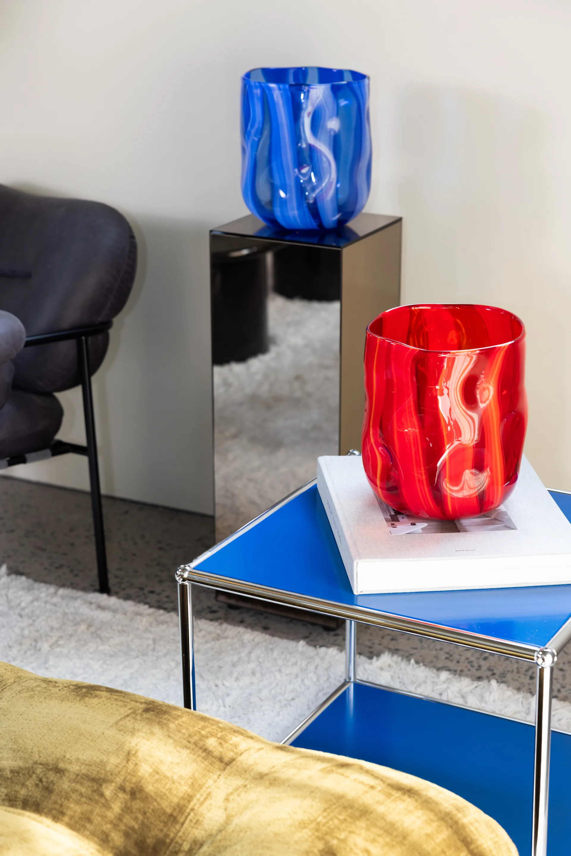 Vaso Triton 24 cm, Rosso Byon