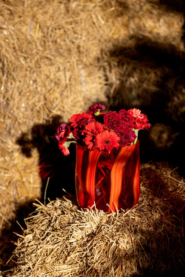 Vaso Triton 24 cm, Rosso Byon