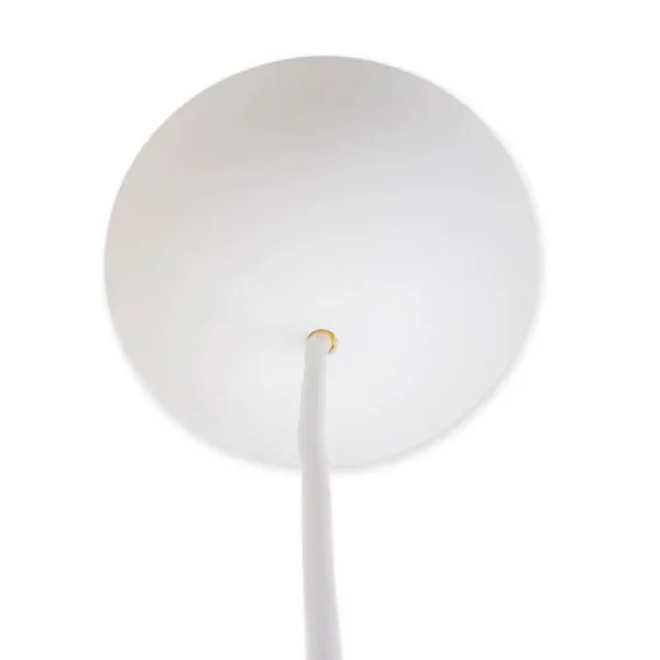 Mini rosone lampadario CableCup, bianco CableCup