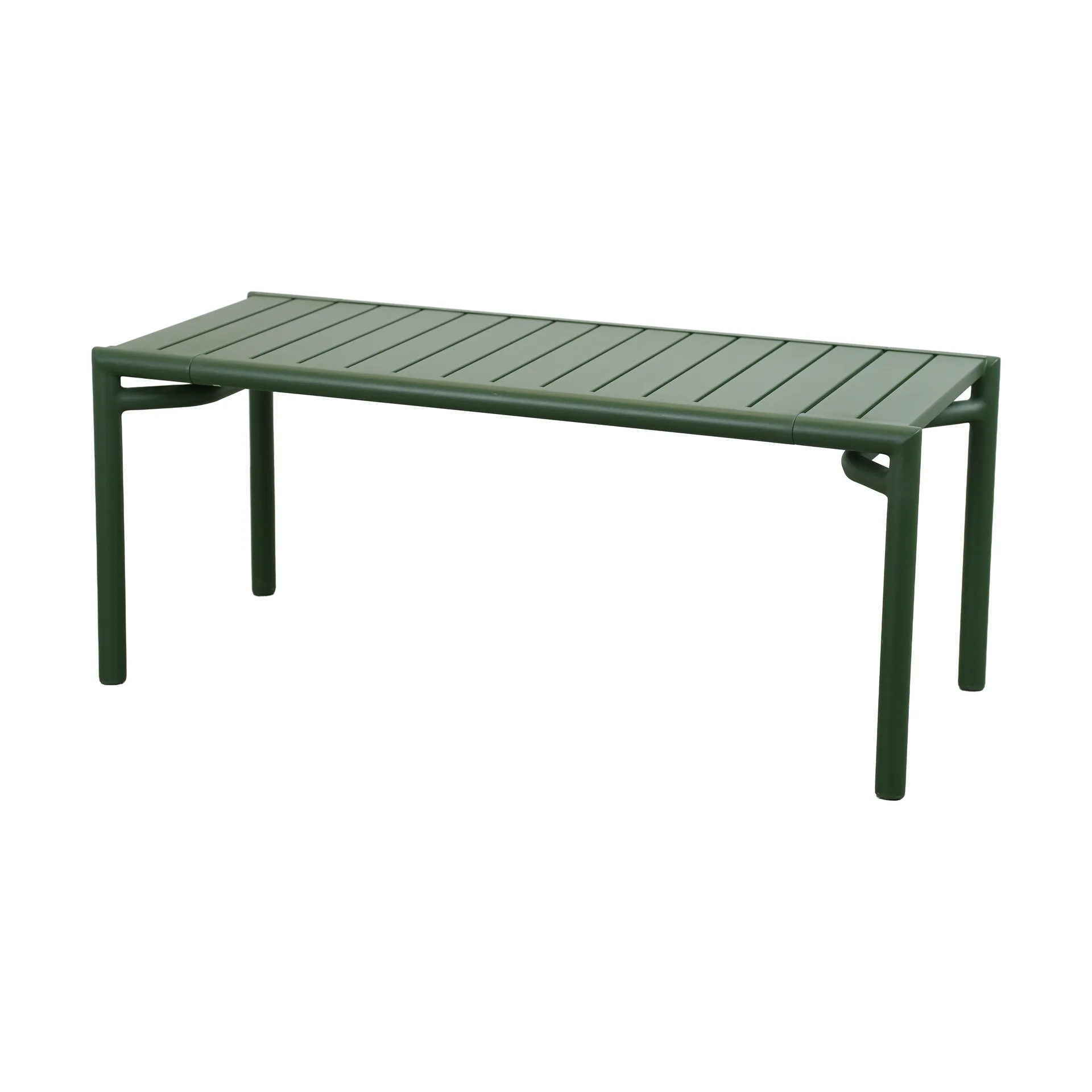 Bliss tavolino/panca, Verde scuro, 107x39x44 cm Cane-line