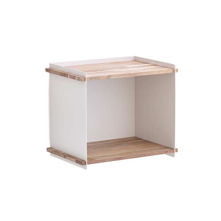 Contenitore Box Wall - Bianco, teak - Cane-line