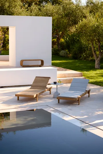 Lettino prendisole Vista - Teak - Cane-line