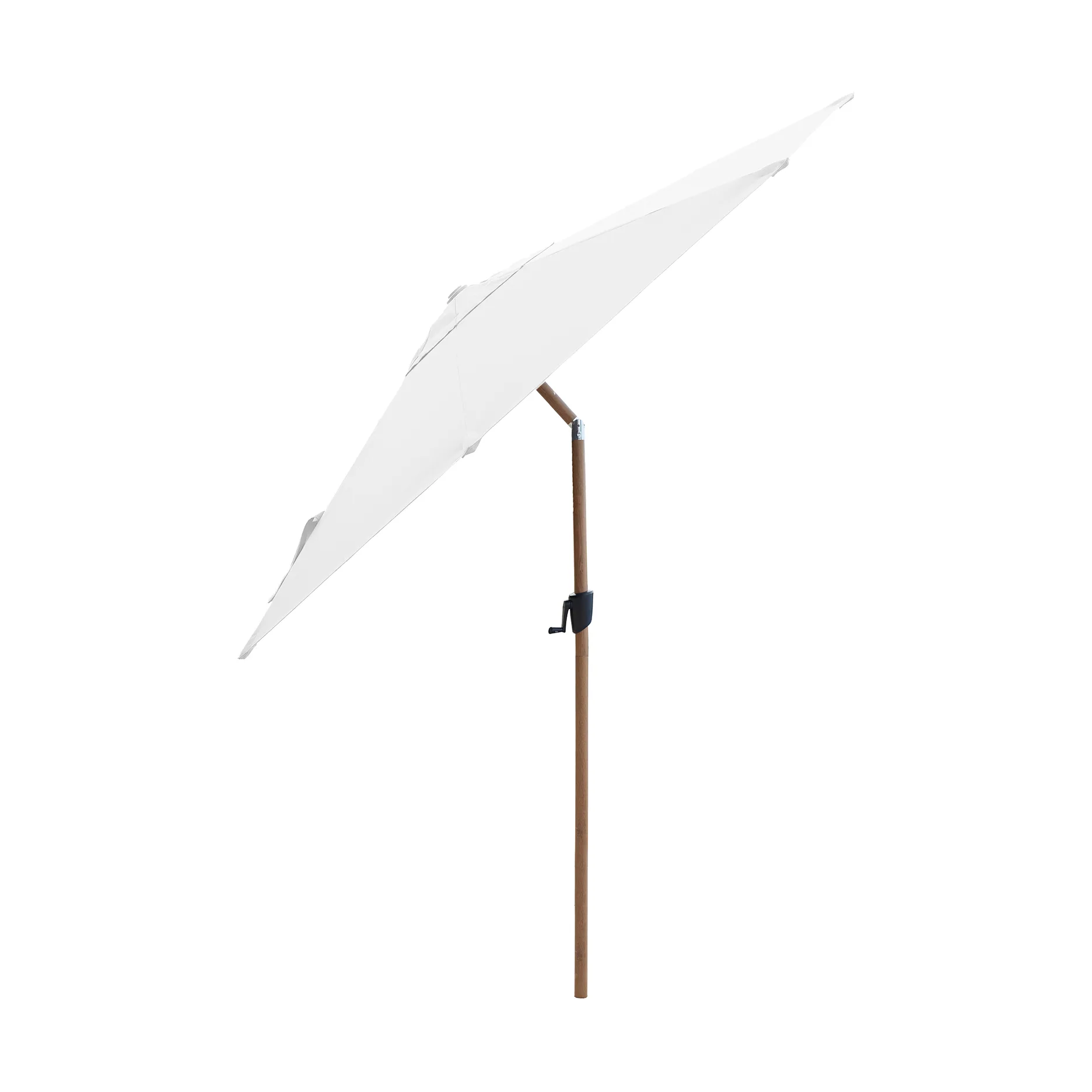 Ombrellone Sunshade tilt Ø3 m, Woodlook-White Cane-line