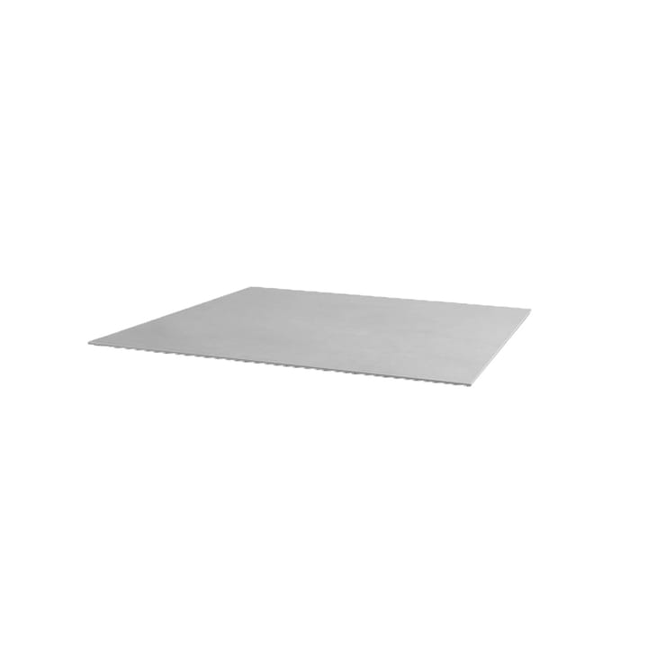 Piano tavolo Pure 100x100 cm - Grigio cemento - Cane-line