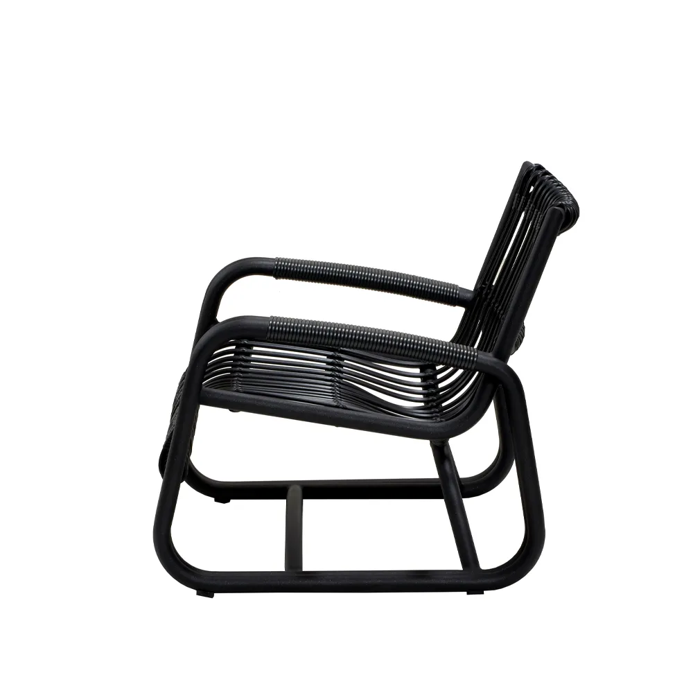 Poltrona Curve, Grigio lava Cane-line