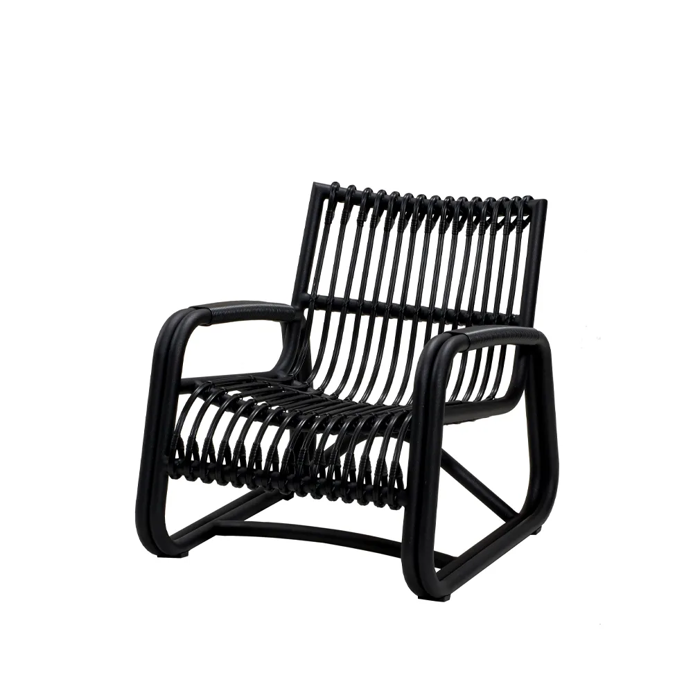 Poltrona Curve, Grigio lava Cane-line