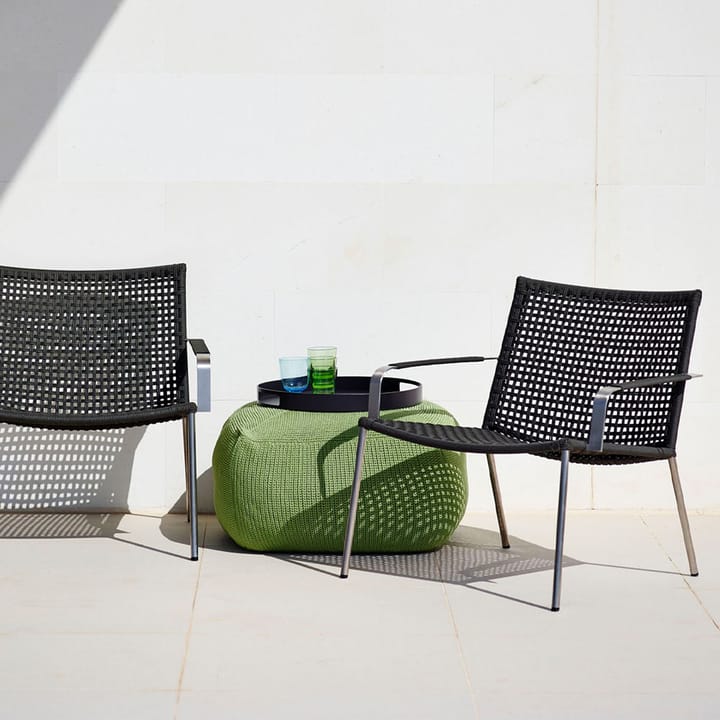 Poltrona lounge Straw, Antracite Cane-line