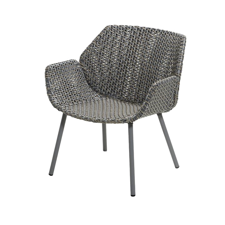 Poltrona lounge Vibe - Grigio chiaro/grigio/taupe - Cane-line