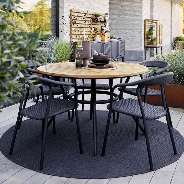 Sedia Noble, Grigio scuro Cane-line