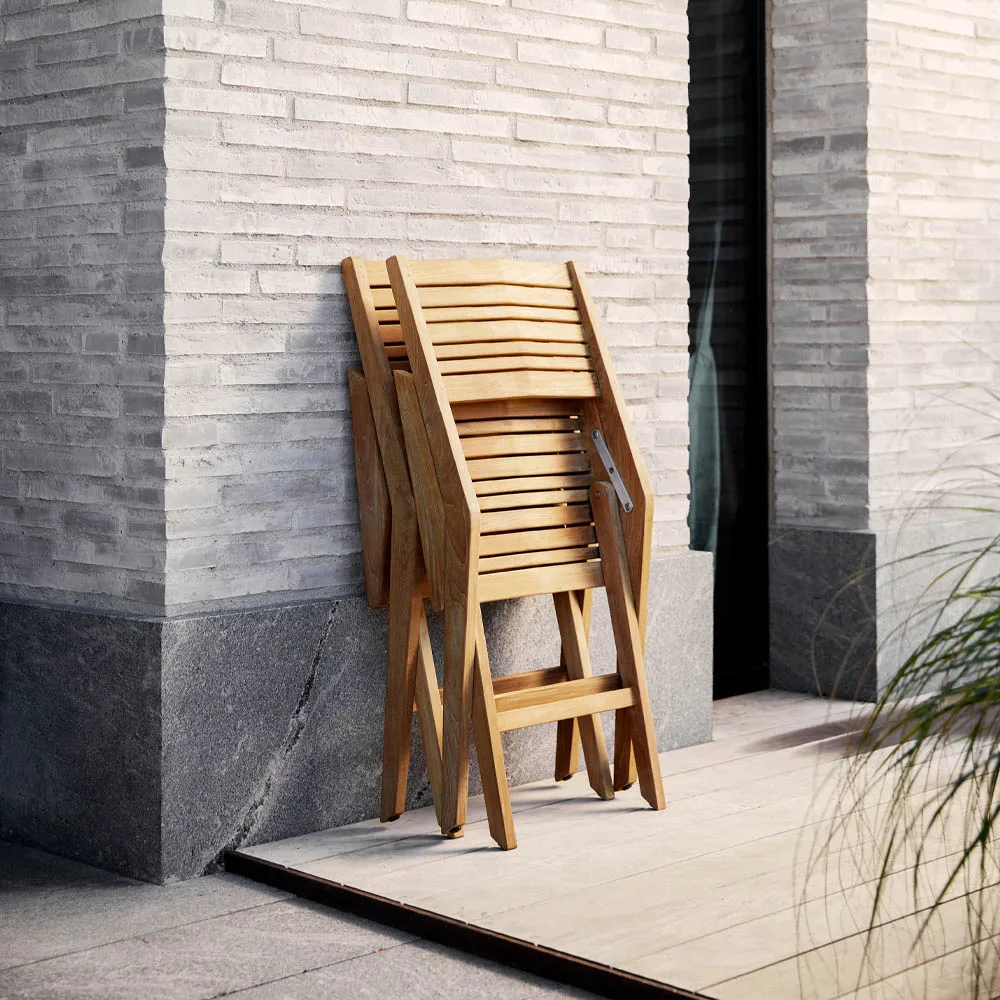 Sedia pieghevole Flip, Teak Cane-line
