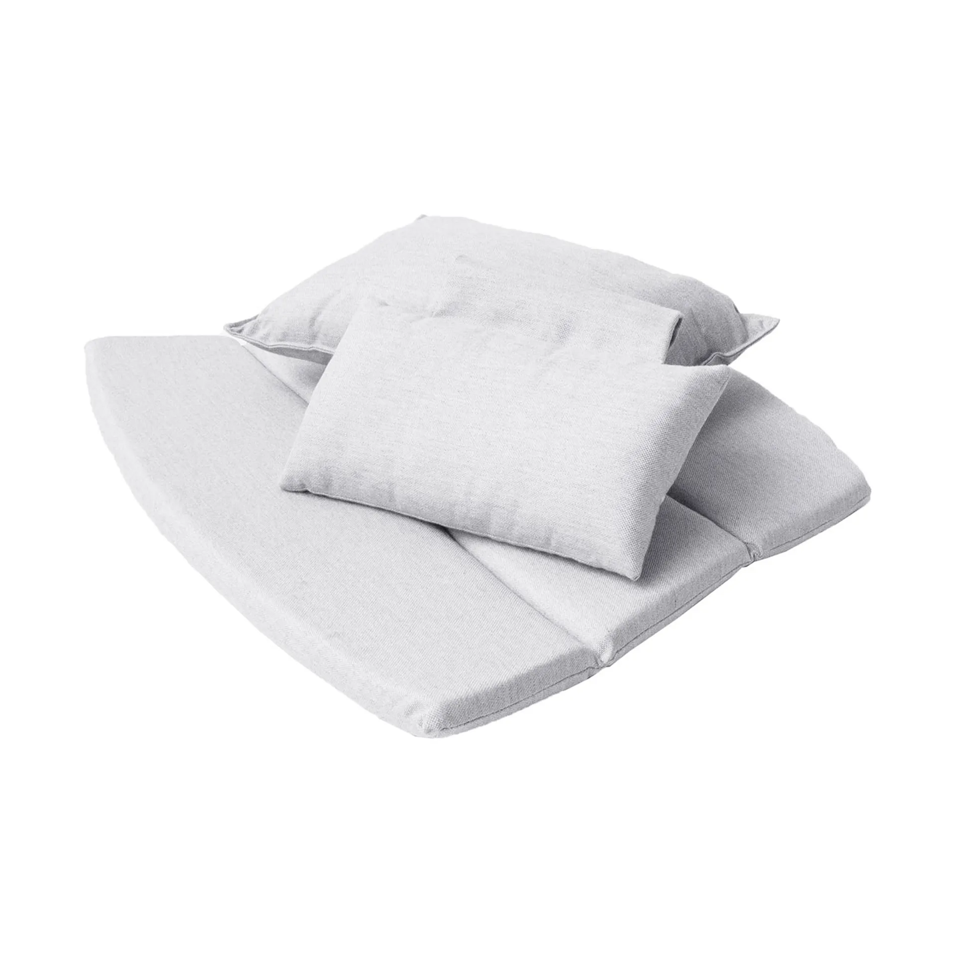 Set di cuscini Breeze per poltrona lounge con schienale alto, Cane-line Grigio chiaro Natté Cane-line