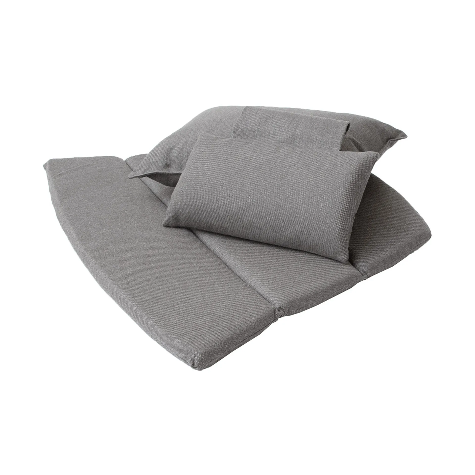 Set di cuscini Breeze per poltrona lounge con schienale alto, Cane-line Natté taupe Cane-line