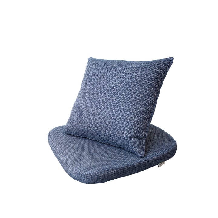 Set di cuscini per sedia Moments - Cane-Line link blu - Cane-line