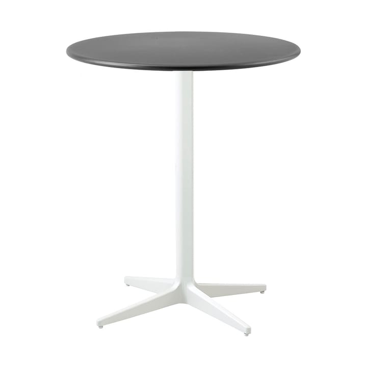 Tavolino da caffè Drop Ø60 cm - Grigio lava-bianco - Cane-line