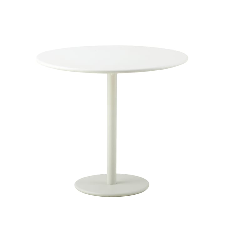 Tavolino da caffè Go Ø80 cm - Bianco-bianco - Cane-line