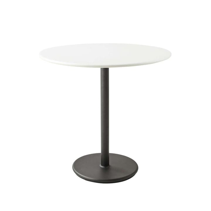 Tavolino da caffè Go Ø80 cm - Bianco-grigio lava - Cane-line
