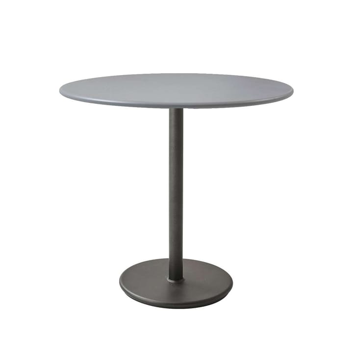 Tavolino da caffè Go Ø80 cm - Grigio chiaro-grigio lava - Cane-line
