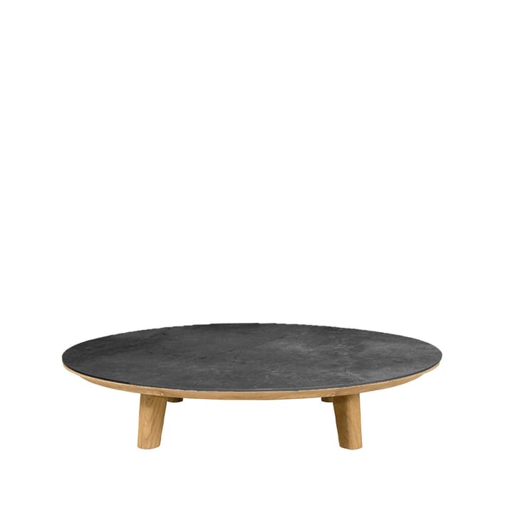 Tavolino da salotto Aspect - Fossil nero-teak, ceramica - Cane-line