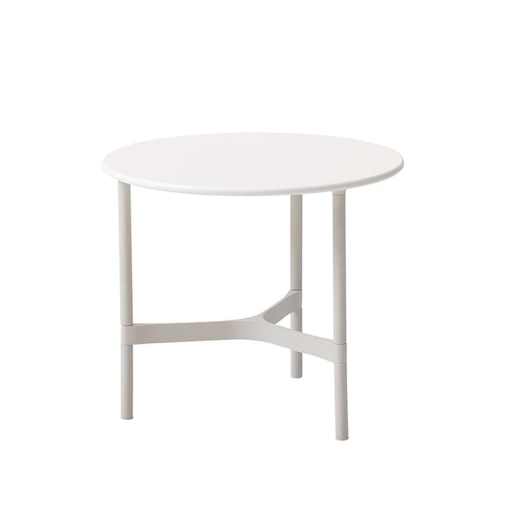 Tavolino da salotto Twist piccolo Ø45 cm - Bianco-bianco - Cane-line